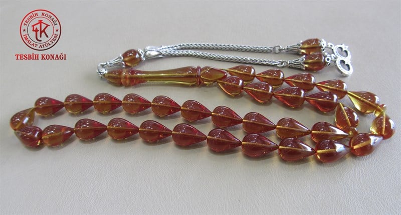 Ateş Kehribar Tesbih