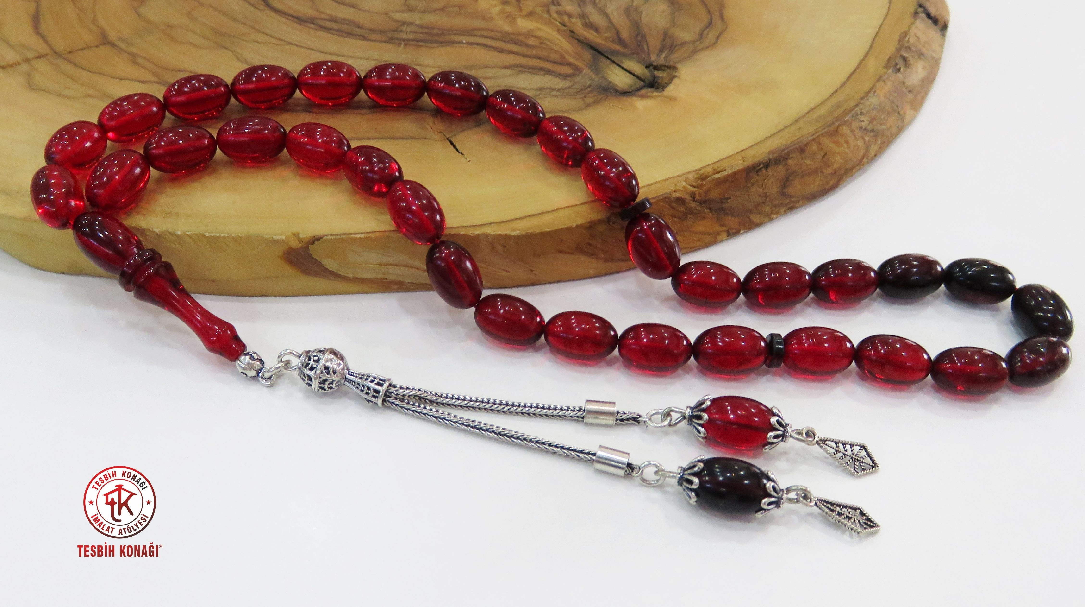 Ateş Kehribar Tesbih