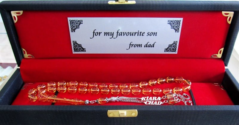 Ateş Kehribar Tesbih