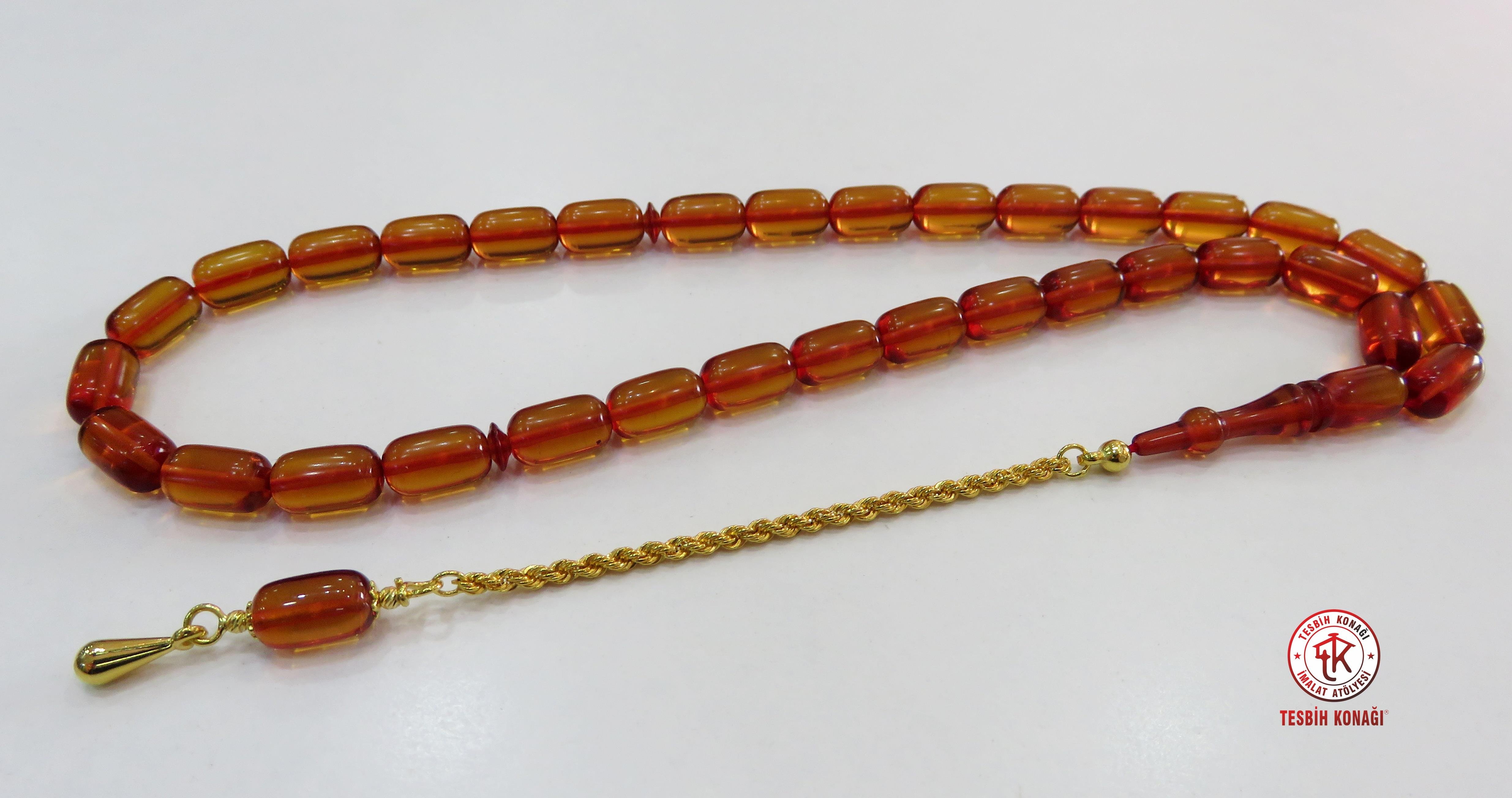 Ateş Kehribar Tesbih