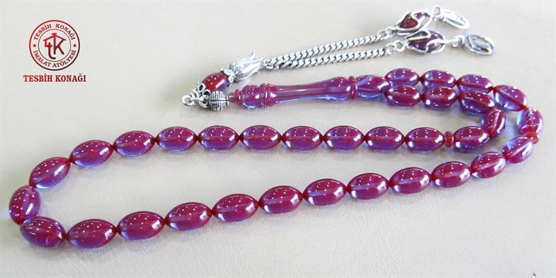 Ateş Kehribar Tesbih