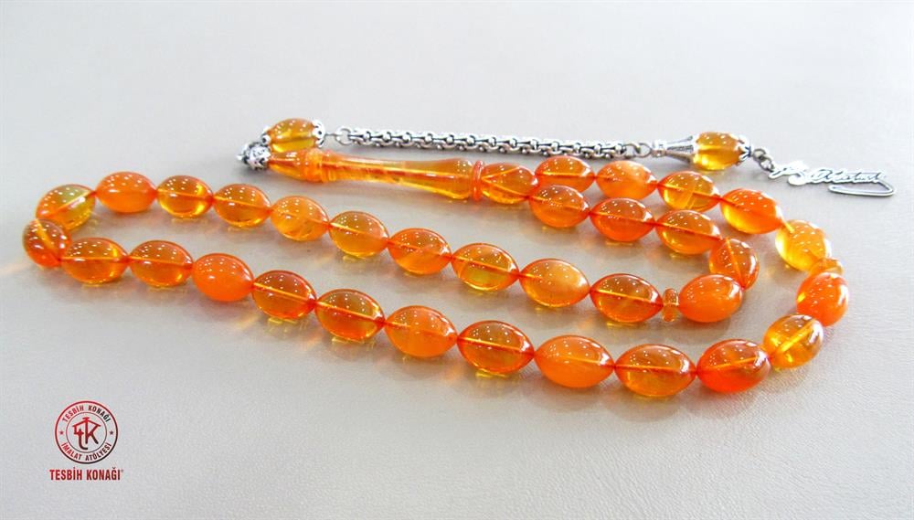 Ateş Kehribar Tesbih