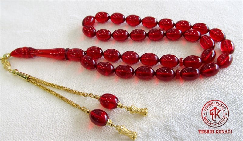 Ateş Kehribar Tesbih