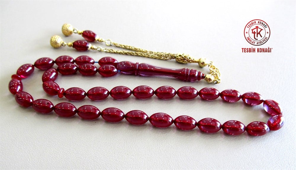 Ateş Kehribar Tesbih