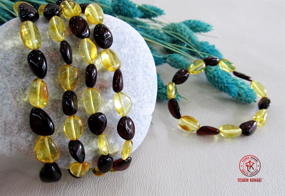 Damla Kehribar Bileklik