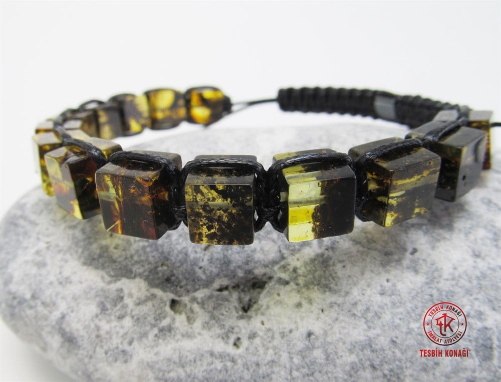 Damla Kehribar Bileklik