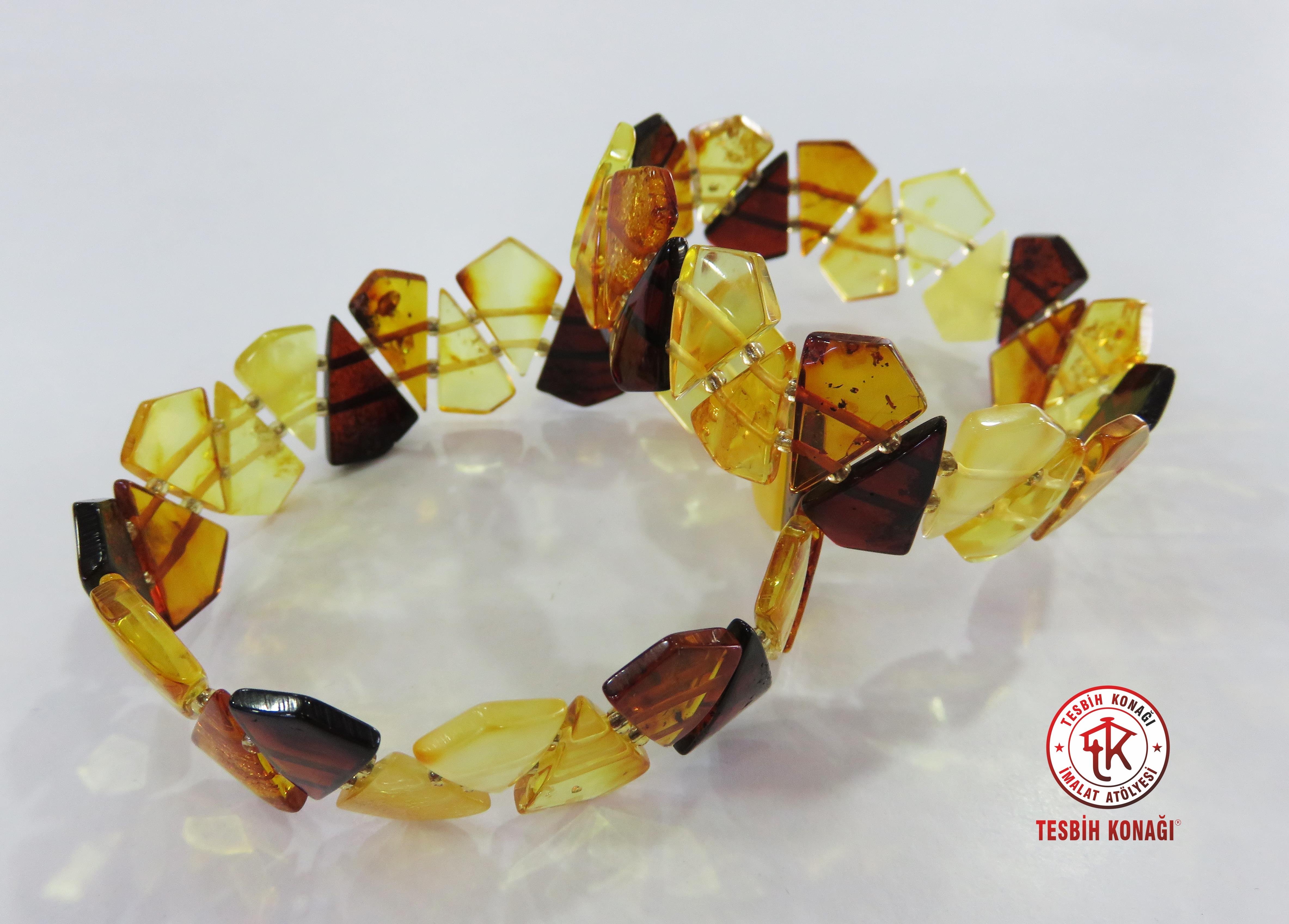 Damla Kehribar Bileklik