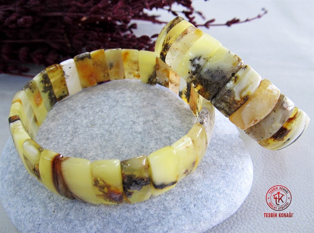 Damla Kehribar Bileklik