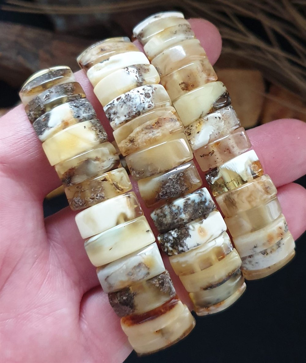 Damla Kehribar Bileklik