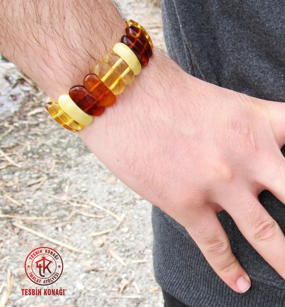 Damla Kehribar Bileklik