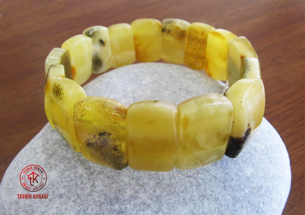 Damla Kehribar Bileklik