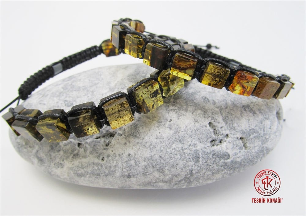 Damla Kehribar Bileklik