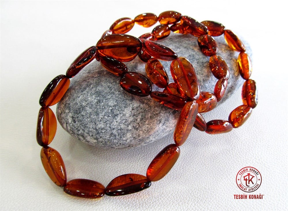 Damla Kehribar Bileklik