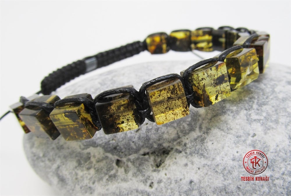 Damla Kehribar Bileklik