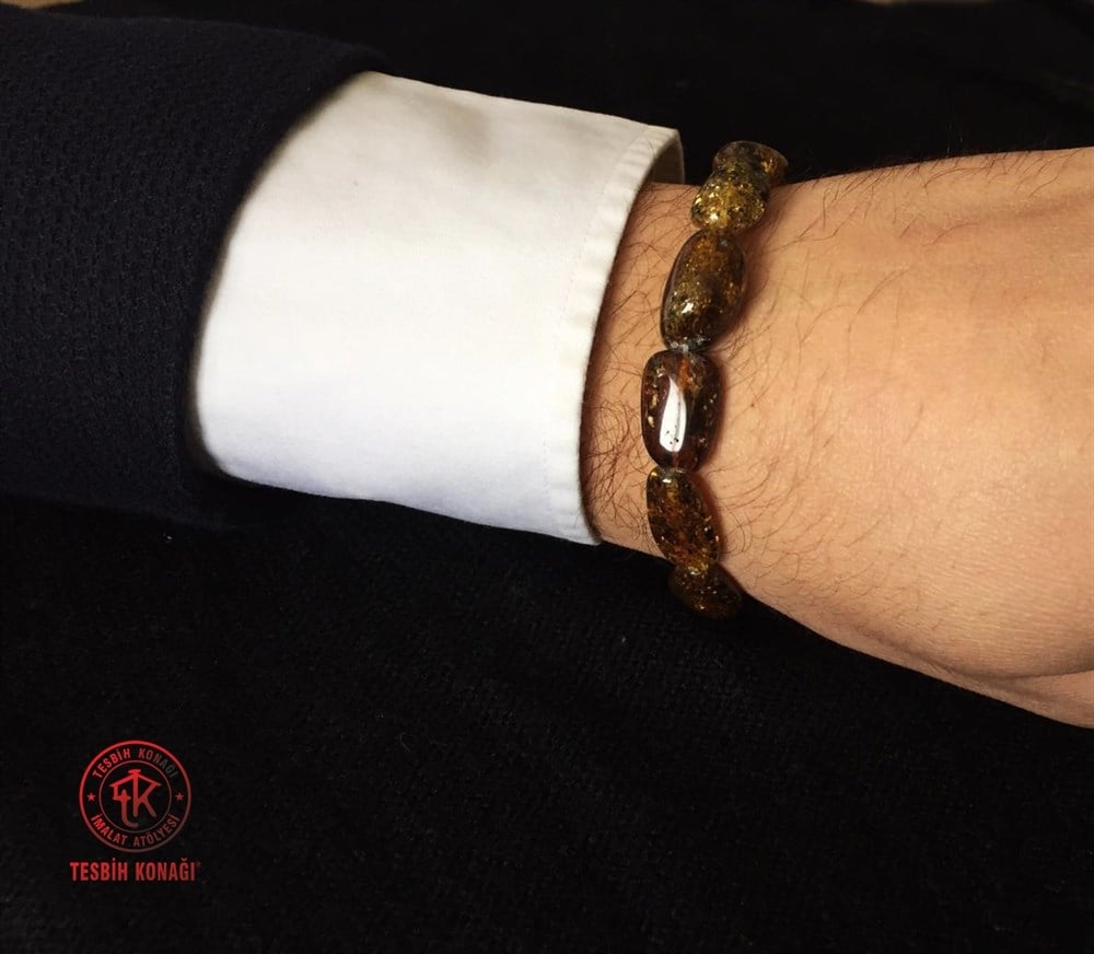 Damla Kehribar Bileklik