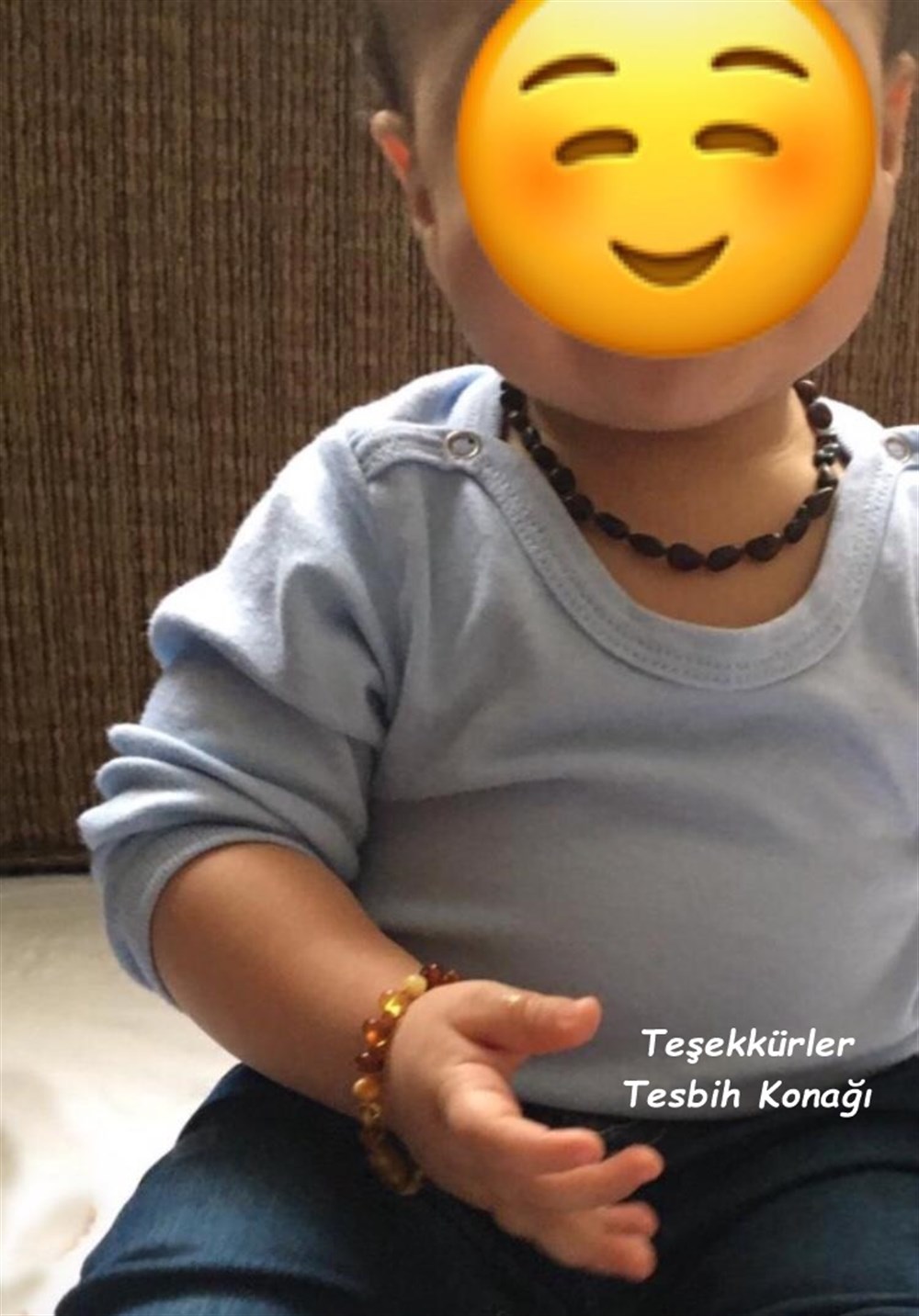 Damla Kehribar Kolye