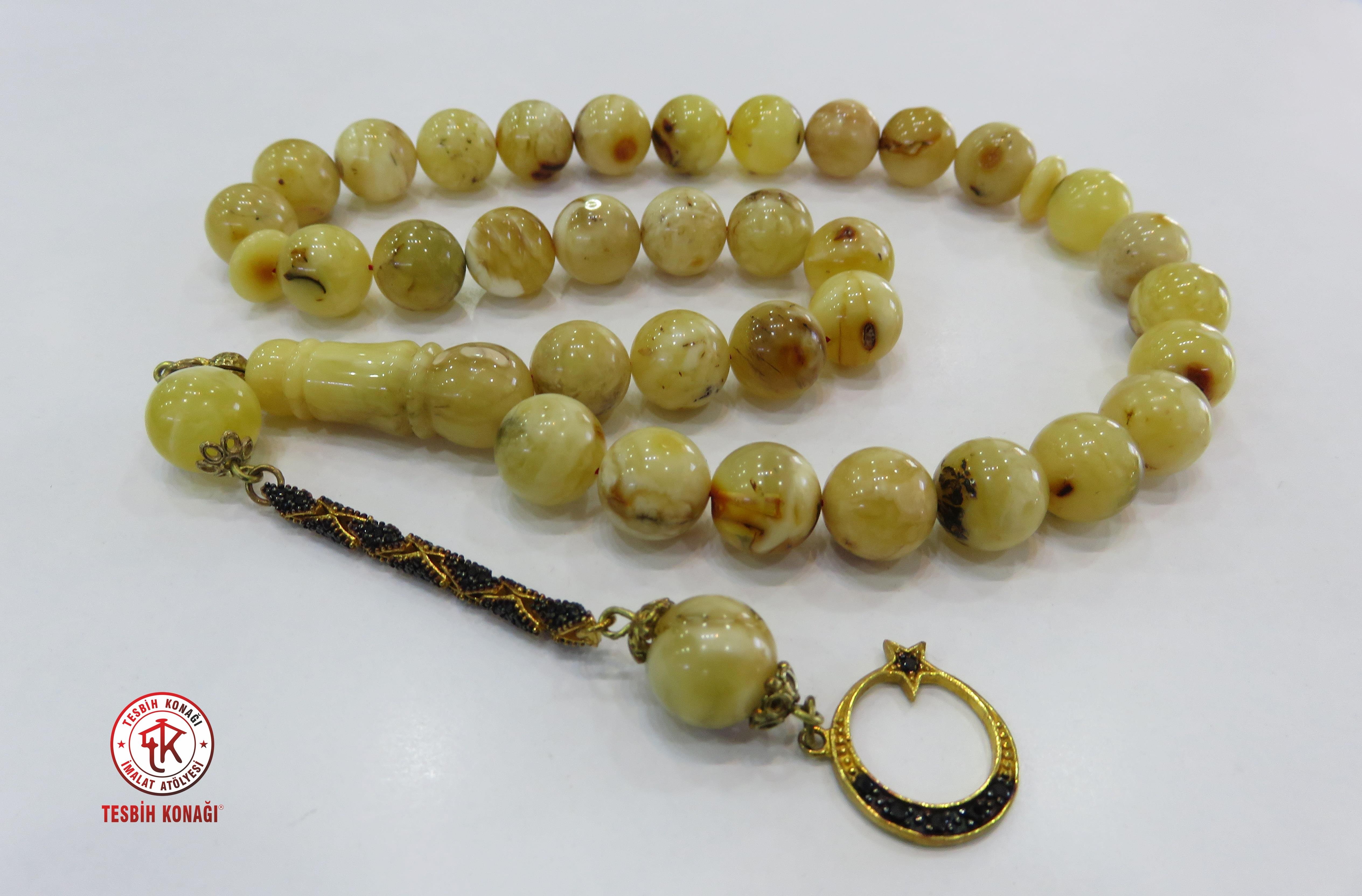 Damla Kehribar Tesbih