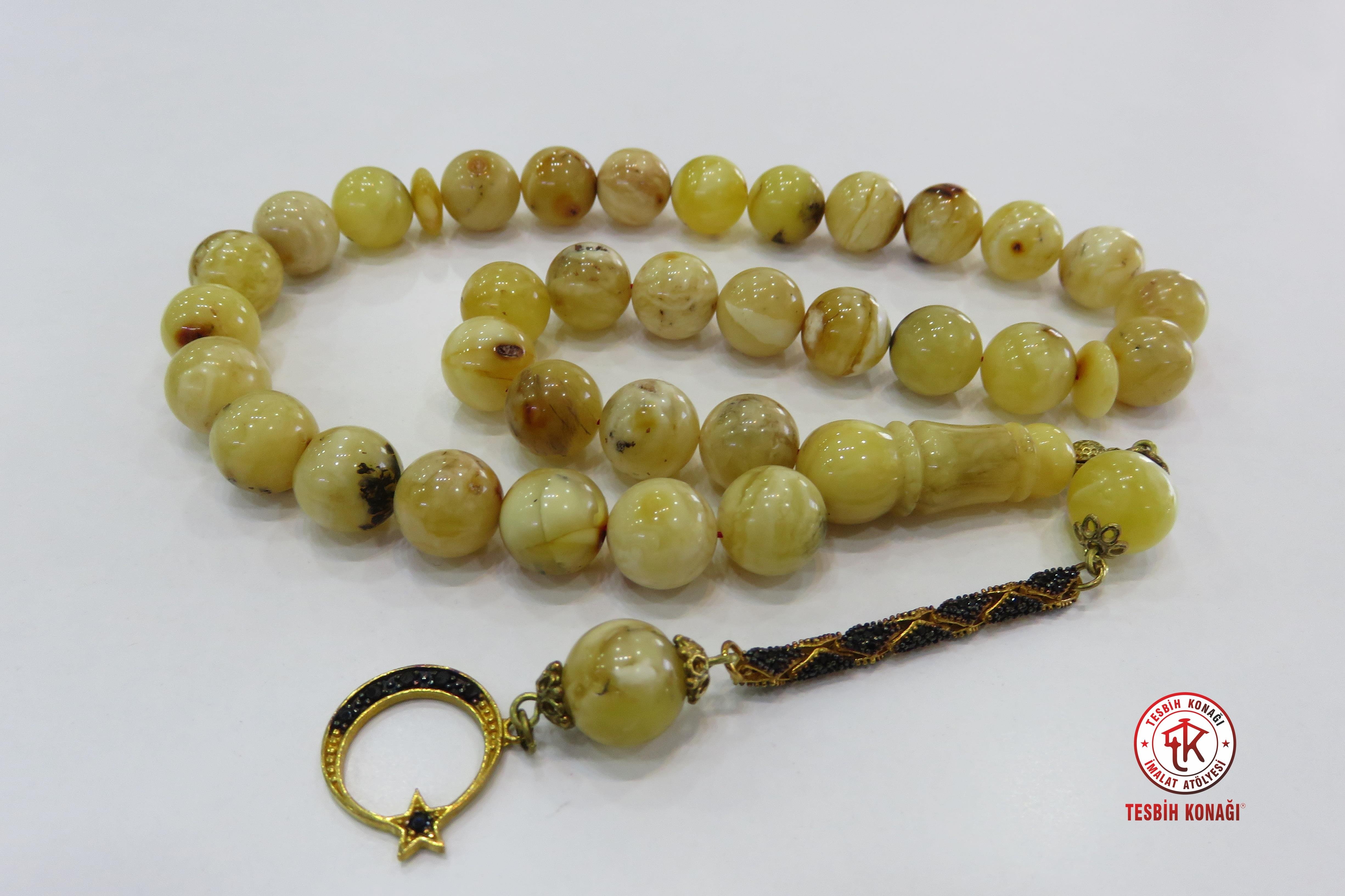 Damla Kehribar Tesbih