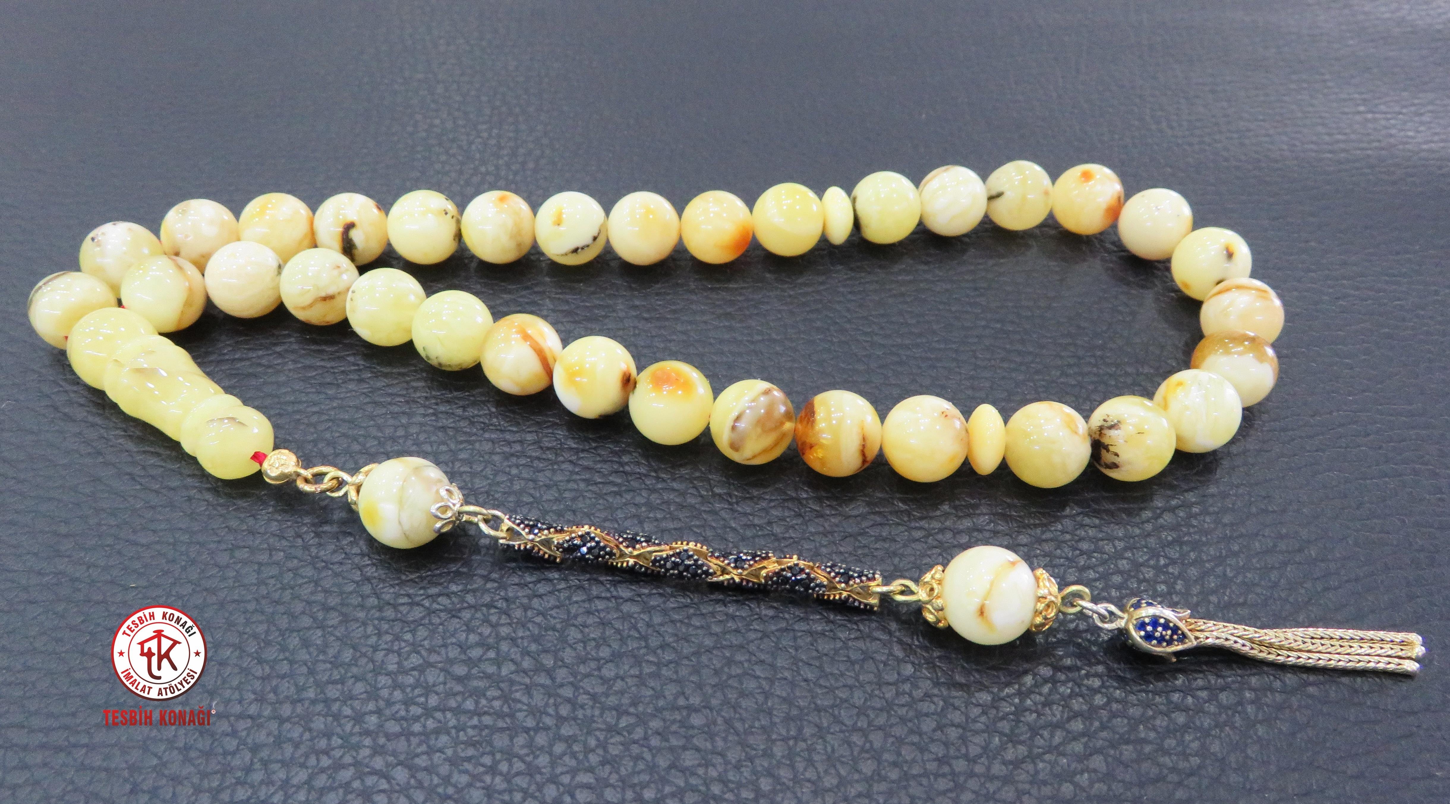 Damla Kehribar Tesbih