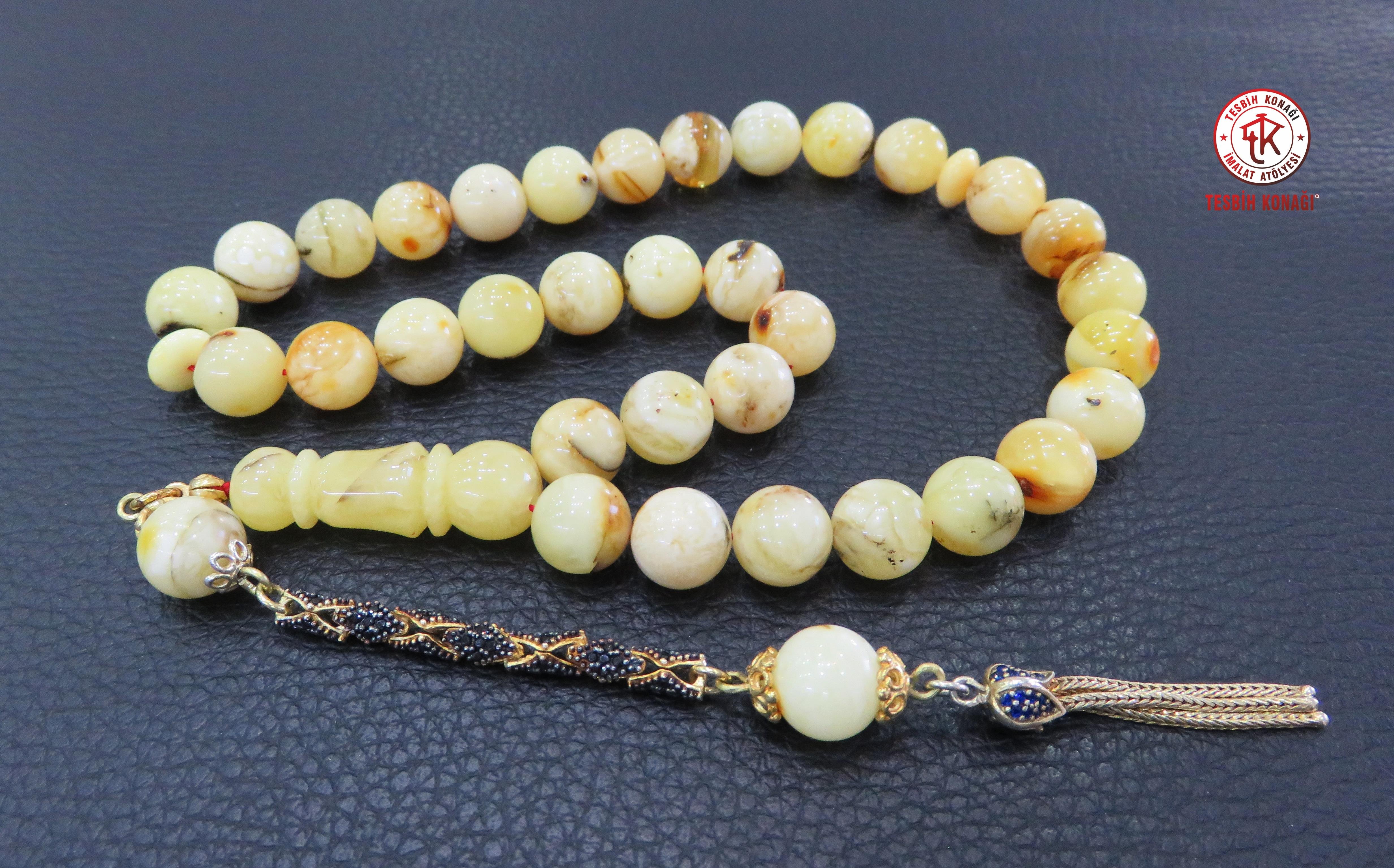 Damla Kehribar Tesbih