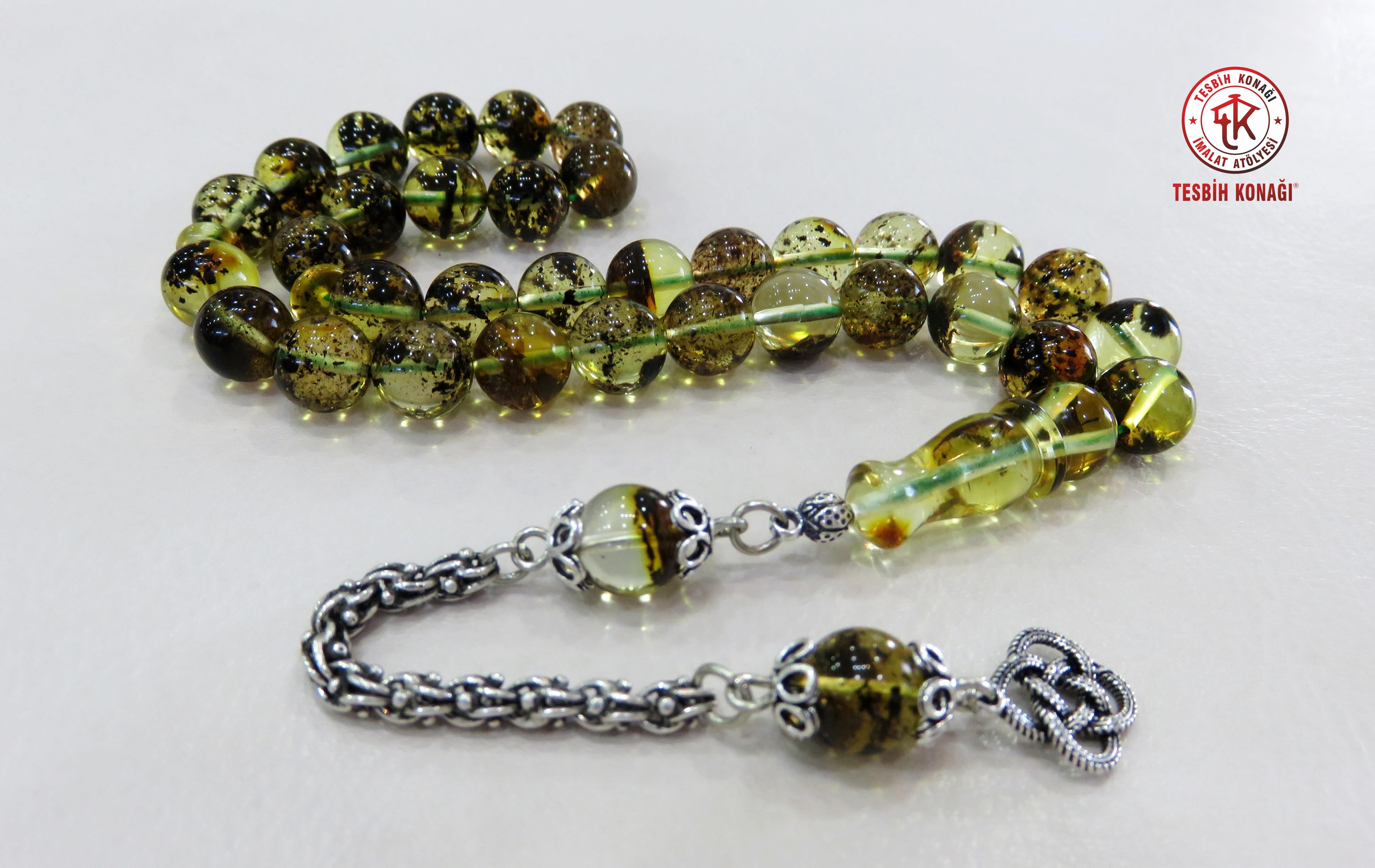 Damla Kehribar Tesbih