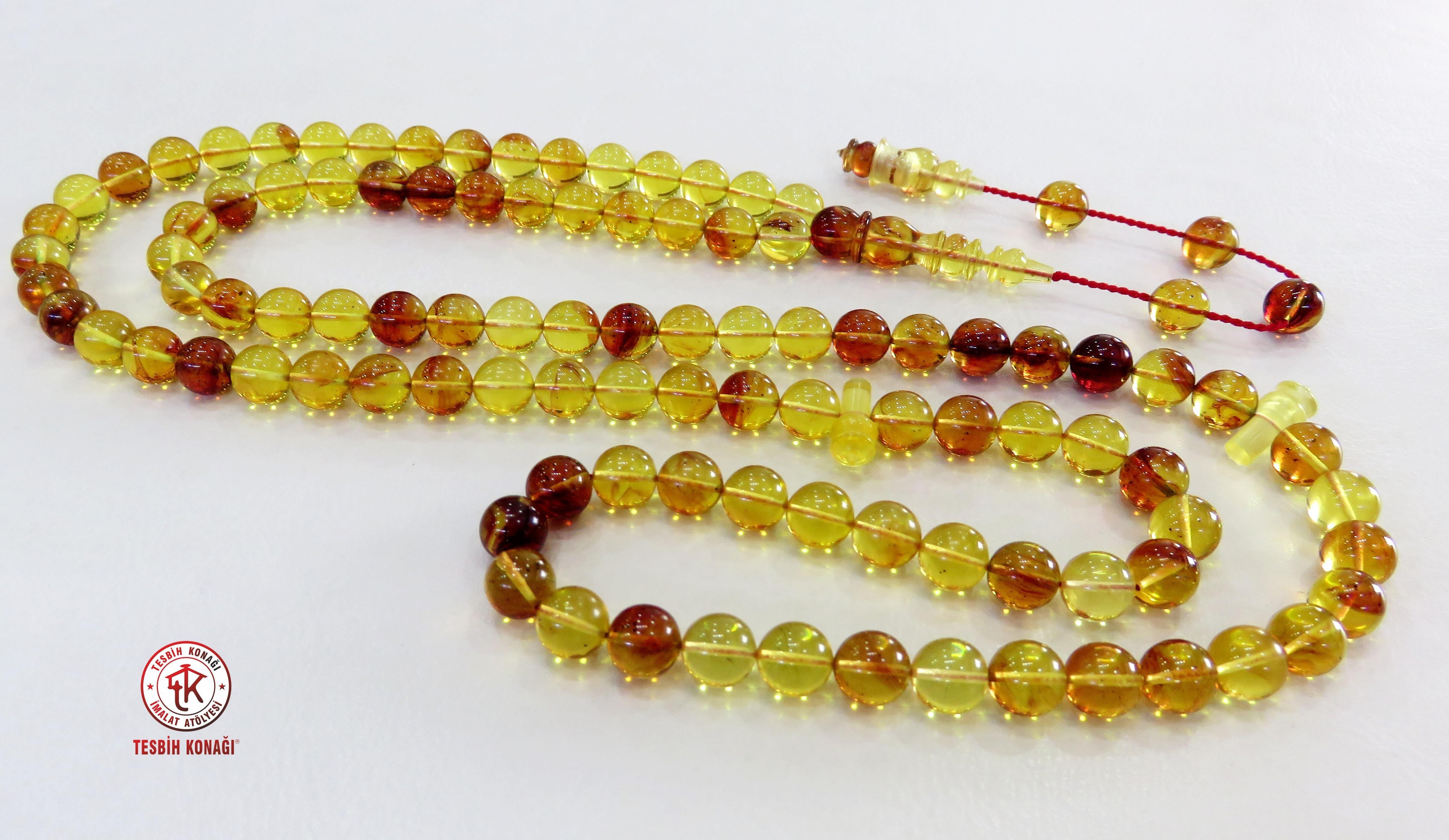 Sıkma kehribar namaz tesbih