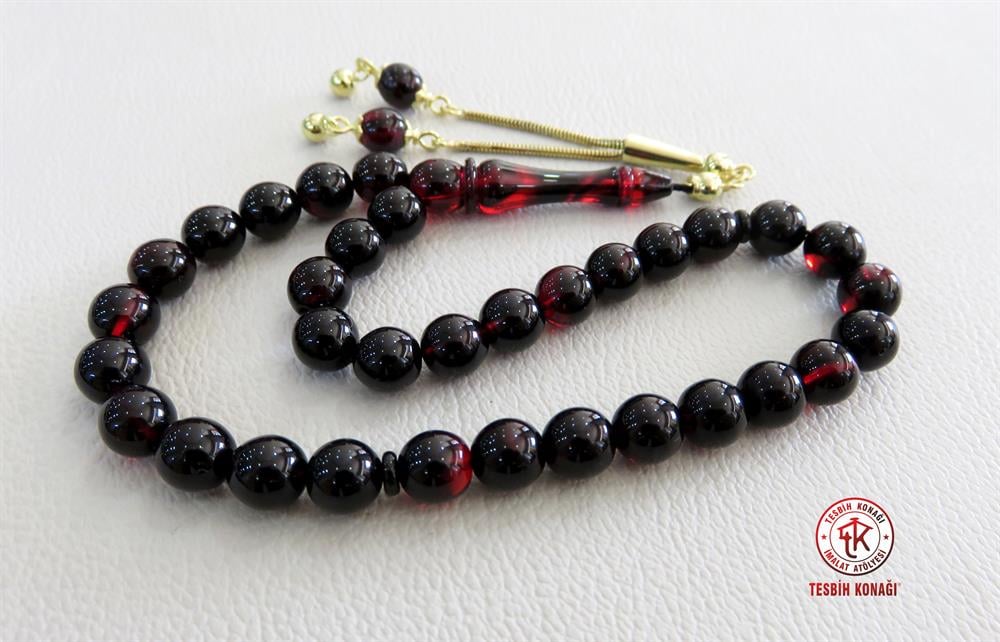 Sıkma Kehribar Tesbih