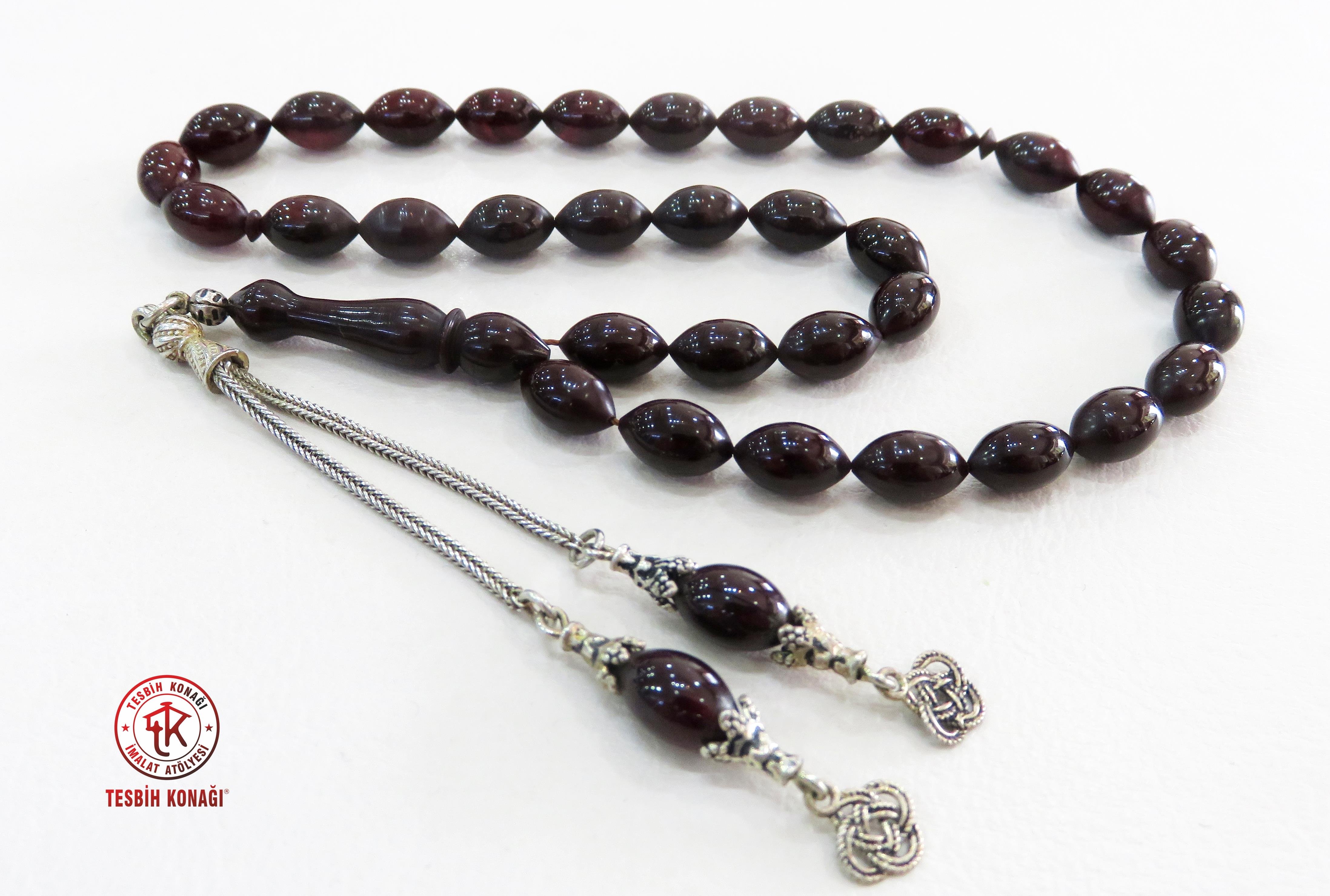 Sıkma Kehribar Tesbih