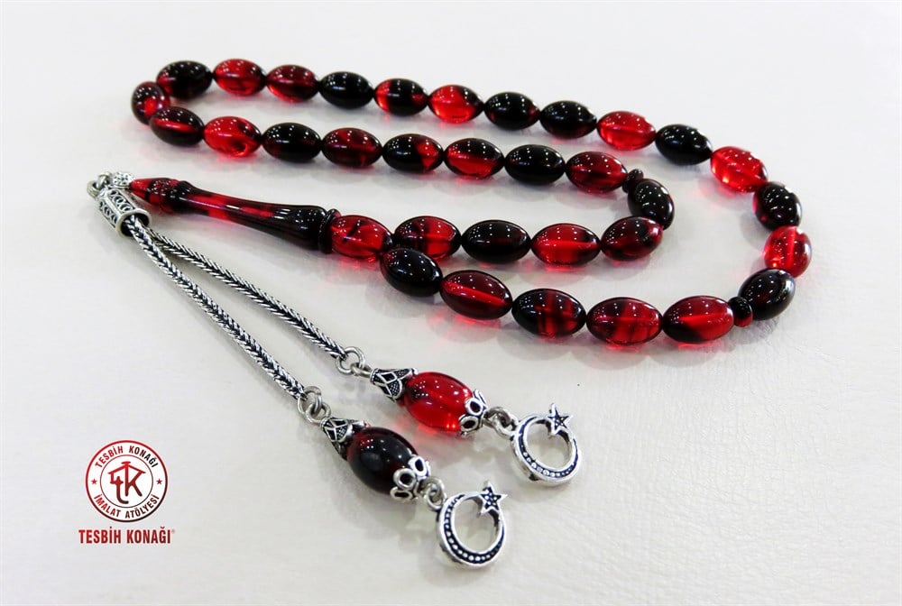 Sıkma Kehribar Tesbih