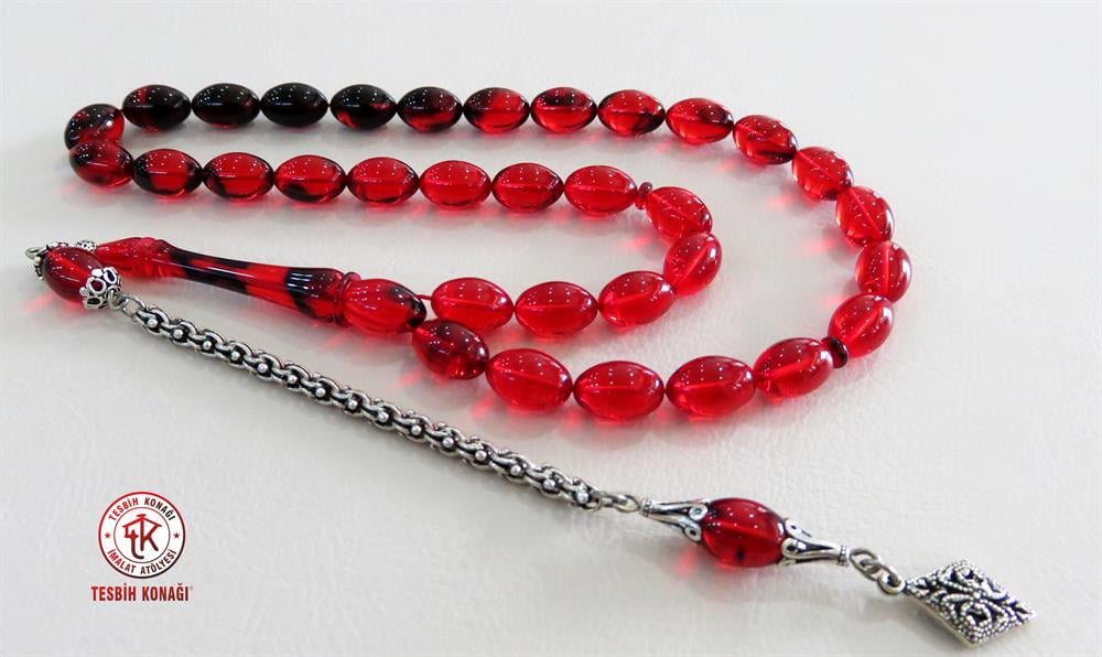 Sıkma Kehribar Tesbih