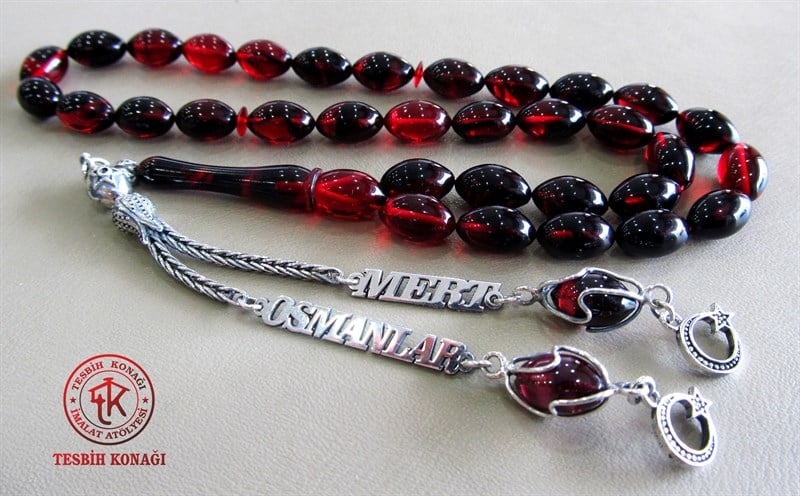 Sıkma Kehribar Tesbih