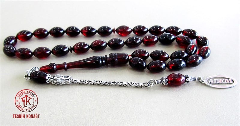 Sıkma Kehribar Tesbih