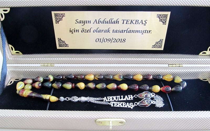 Sıkma Kehribar Tesbih