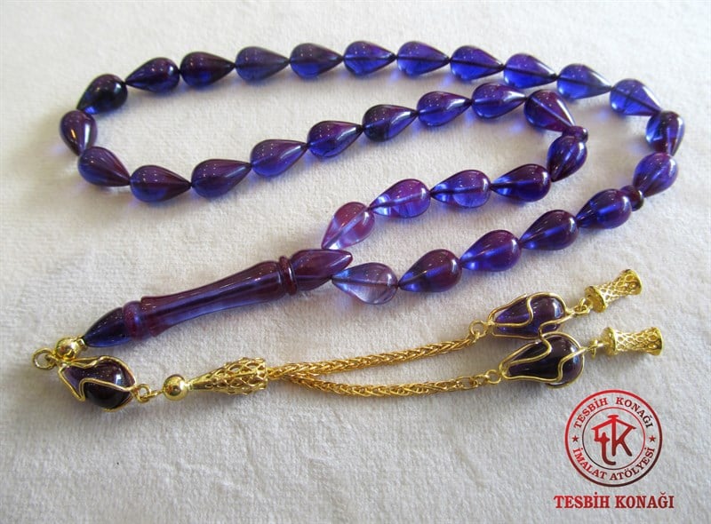 Sıkma Kehribar Tesbih