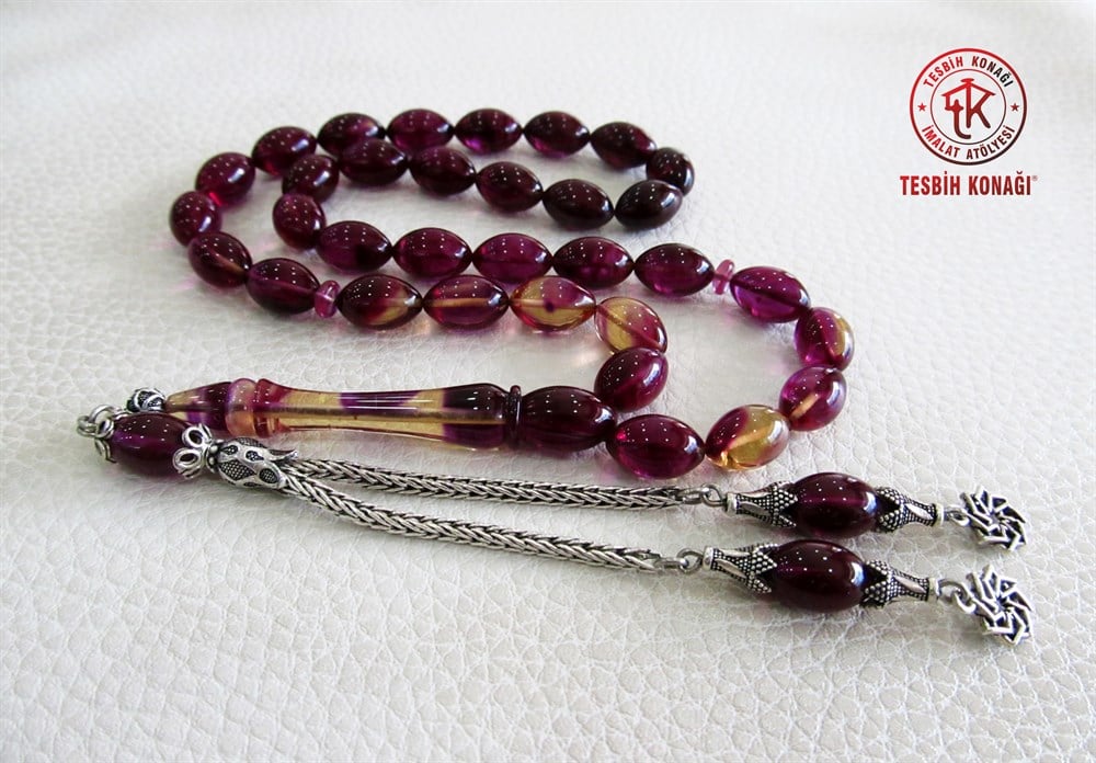 Sıkma Kehribar Tesbih