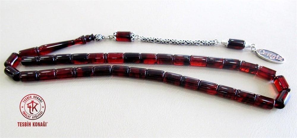 Sıkma Kehribar Tesbih