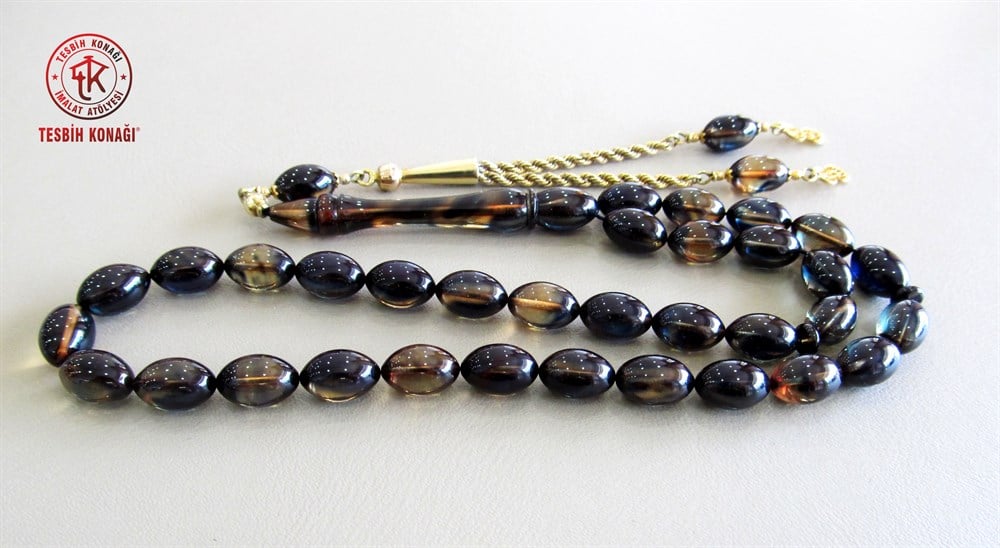 Sıkma Kehribar Tesbih