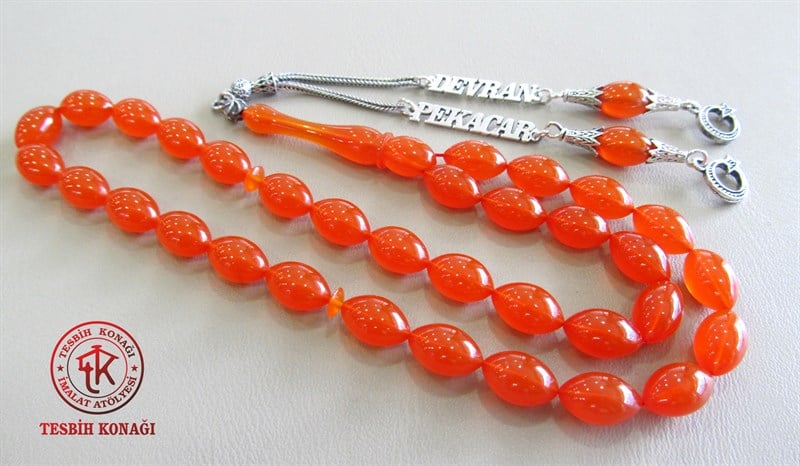 Sıkma Kehribar Tesbih