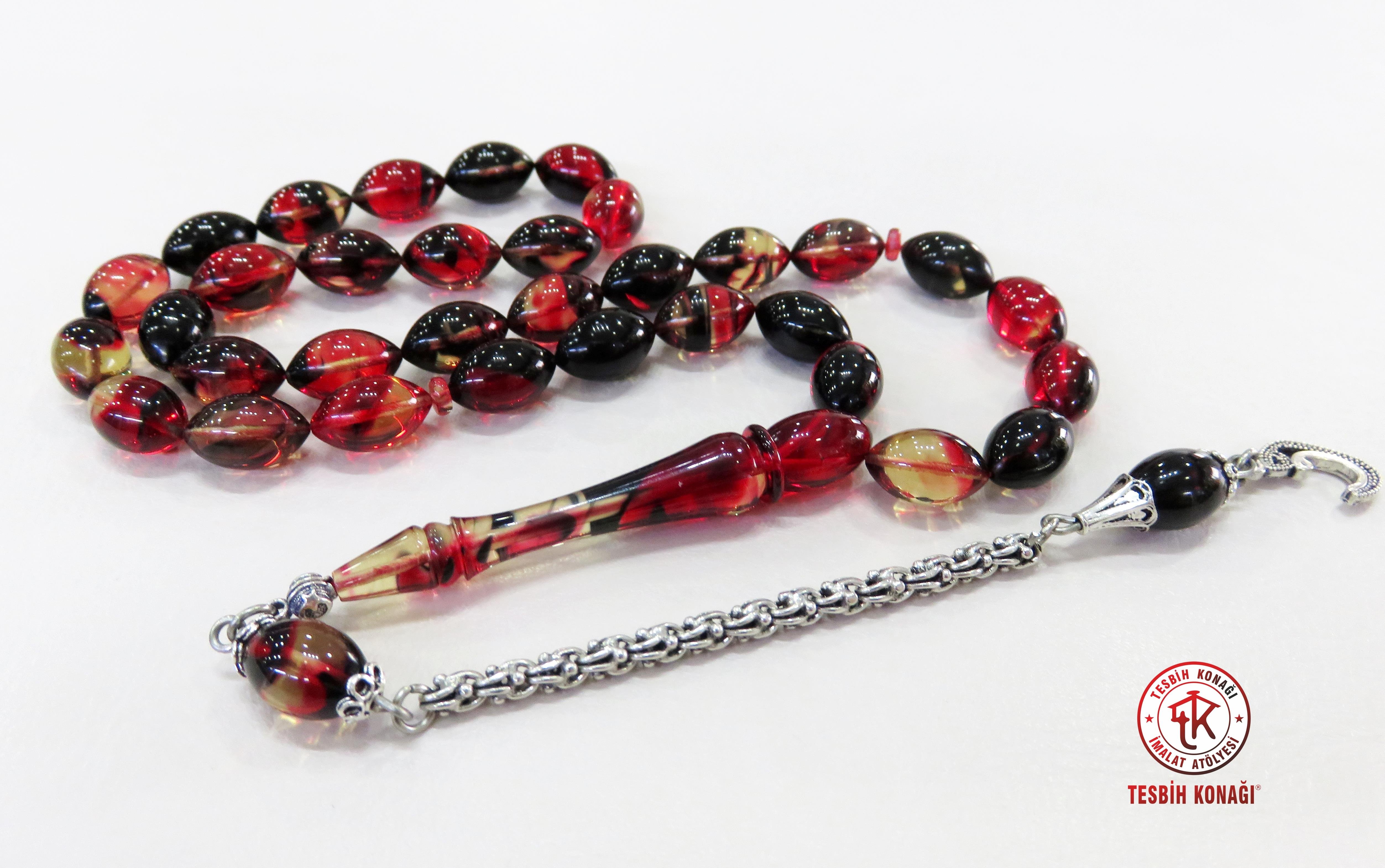 Sıkma Kehribar Tesbih