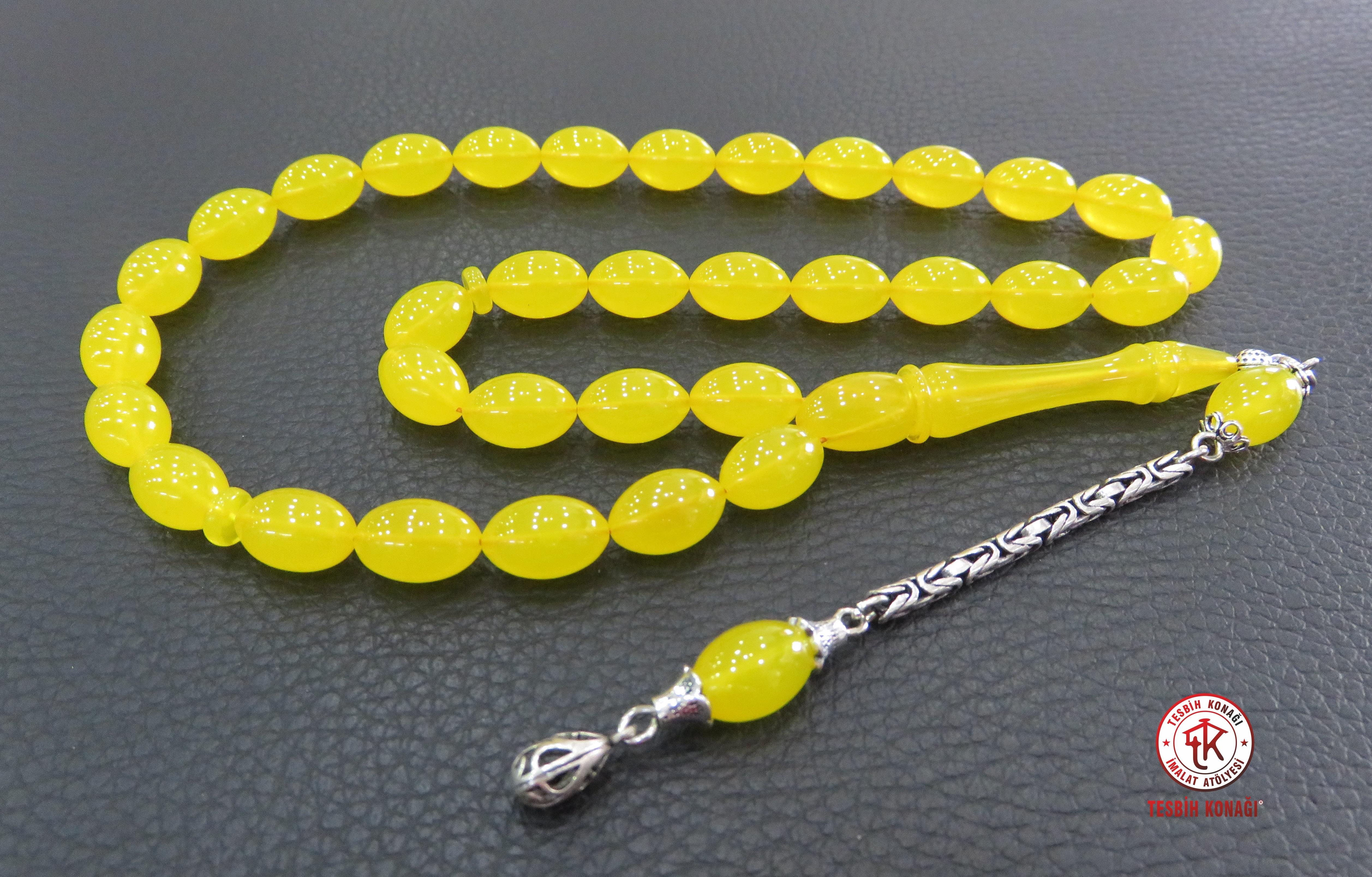 Sıkma Kehribar Tesbih