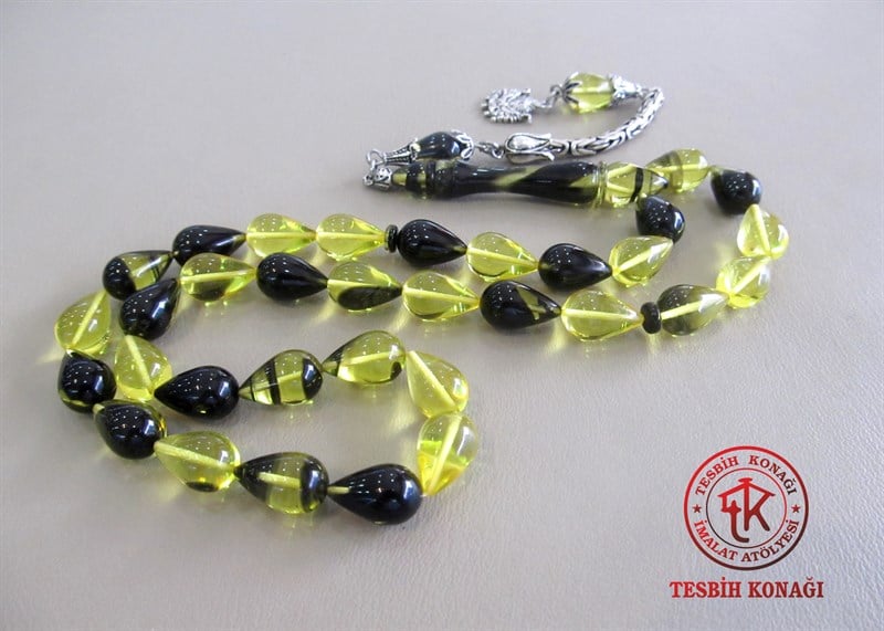 Sıkma Kehribar Tesbih