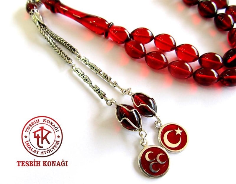 Sıkma Kehribar Tesbih