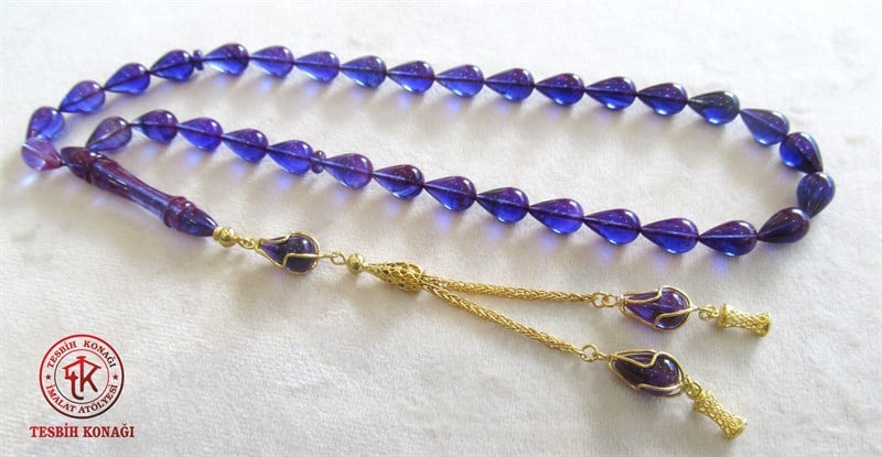 Sıkma Kehribar Tesbih