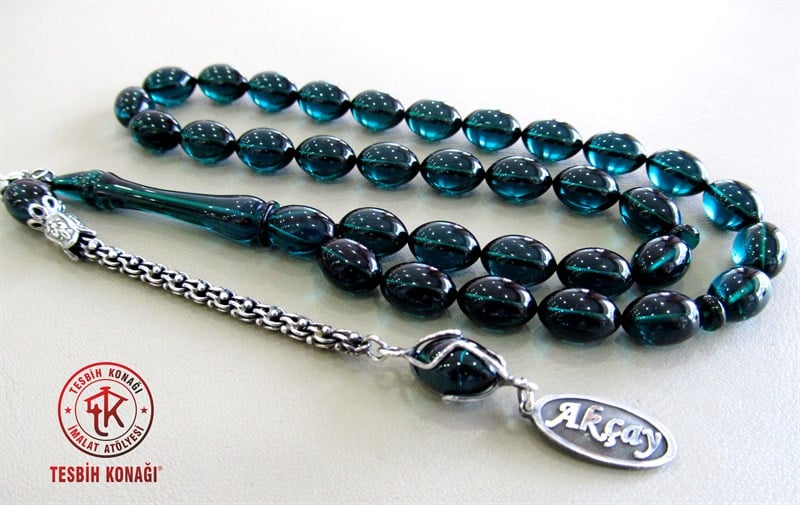 Sıkma Kehribar Tesbih