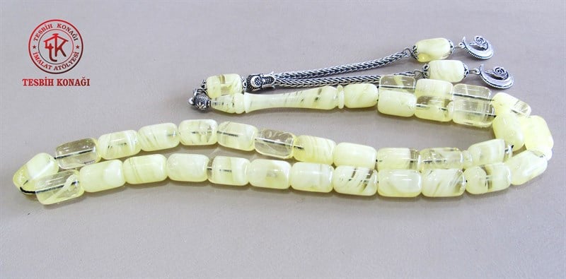 Sıkma Kehribar Tesbih