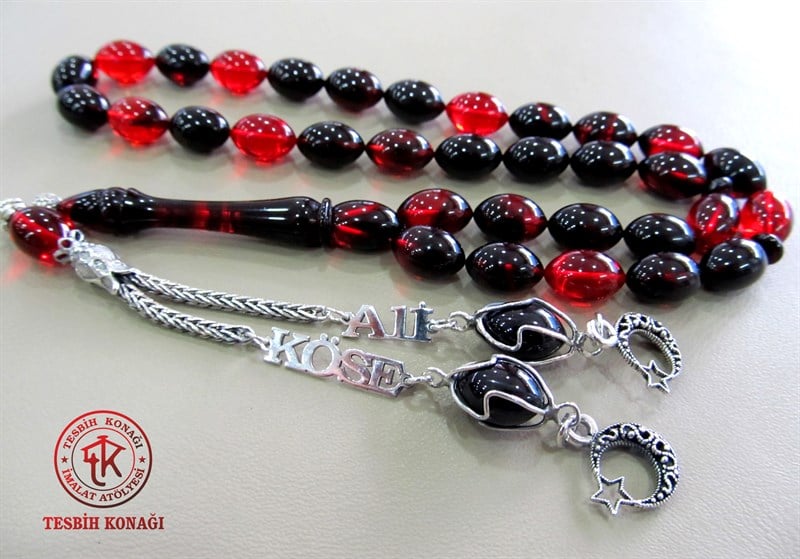 Sıkma Kehribar Tesbih