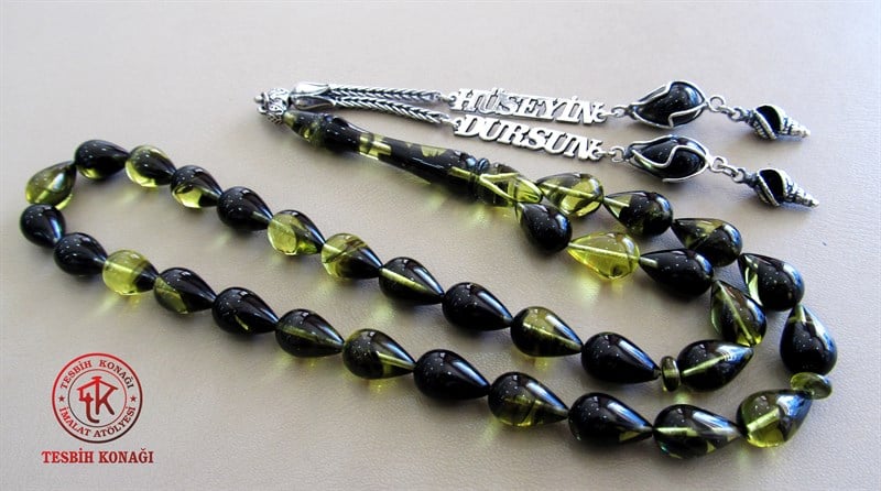 Sıkma Kehribar Tesbih