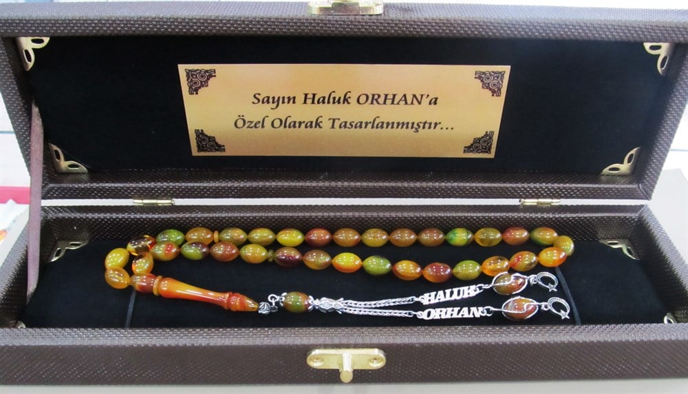 Sıkma Kehribar Tesbih