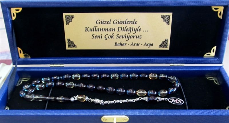 Sıkma Kehribar Tesbih