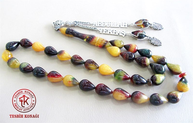 Sıkma Kehribar Tesbih